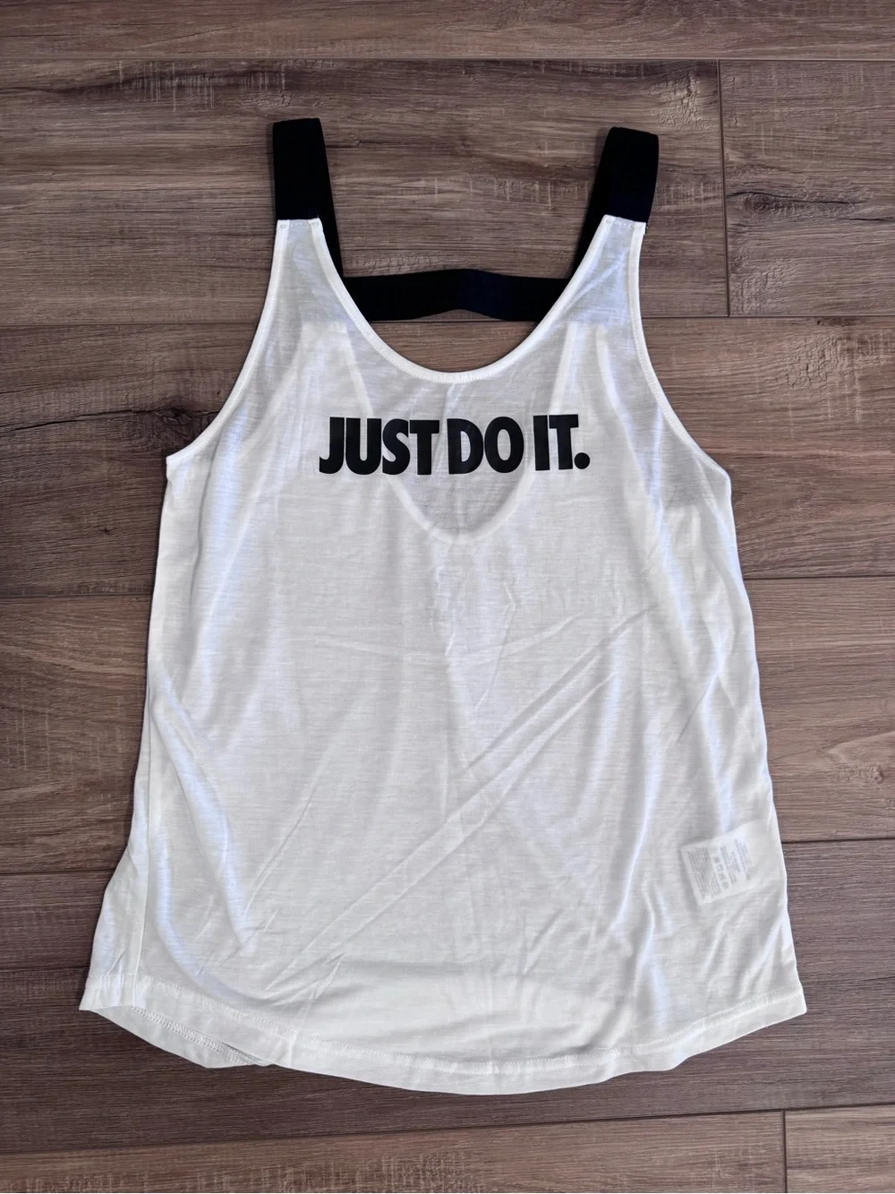 Nike White Tank Top with Black 